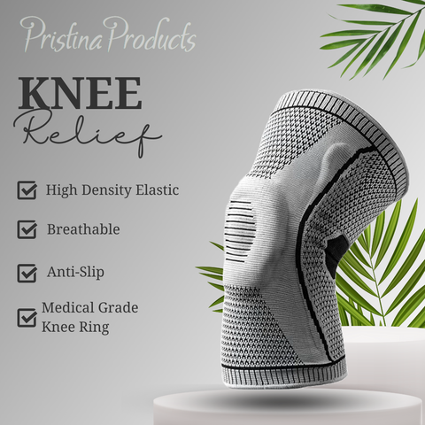 A Knee Relief knee support with innovative technology, offering relief for knee discomfort from PristinaProducts.