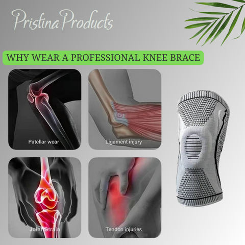 Upgrade your knee brace with PristinaProducts' Knee Relief - Knee Compression Sleeves for maximum support.
